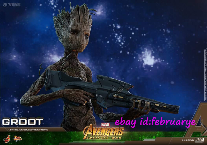 Hottoys 1/6 Mms475 Avengers: Infinity War Groot Action Hottoys 1/6 Mms475 Avengers: Infinity War Groot Action