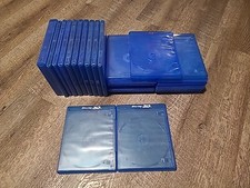  25 Blu-Ray Replacement Case Single  Multi Disc Mix Lot, Cases Have Wear/Flaws