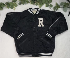 Rucker Vintage By Stall & Dean Black and Tan Button Reversible Coat Size 4XL