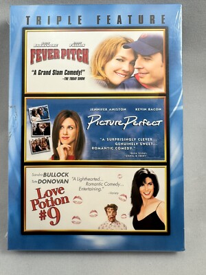 Fever Pitch / Picture Perfect/ Love Potion #9 DVD Triple Feature New Sealed Set