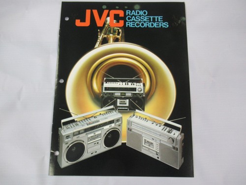 JVC RC838 RCM70 RC646 Portable Boombox Original Catalogue brochure Printed JAPAN