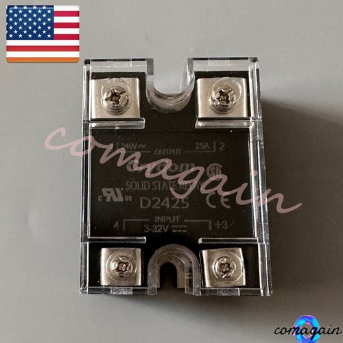Per Crydom D2425 SSR Relè Stato Solido Uscita 240VAC 25A Ingresso 3-32VDC US STOCK - Foto 3 di 6