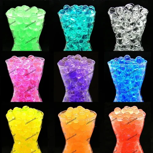 3000 SOIL WATER BEADS  GEL BALLS ORBEEZ VASE TABLE  XMAS DECORATION GIFT SPA