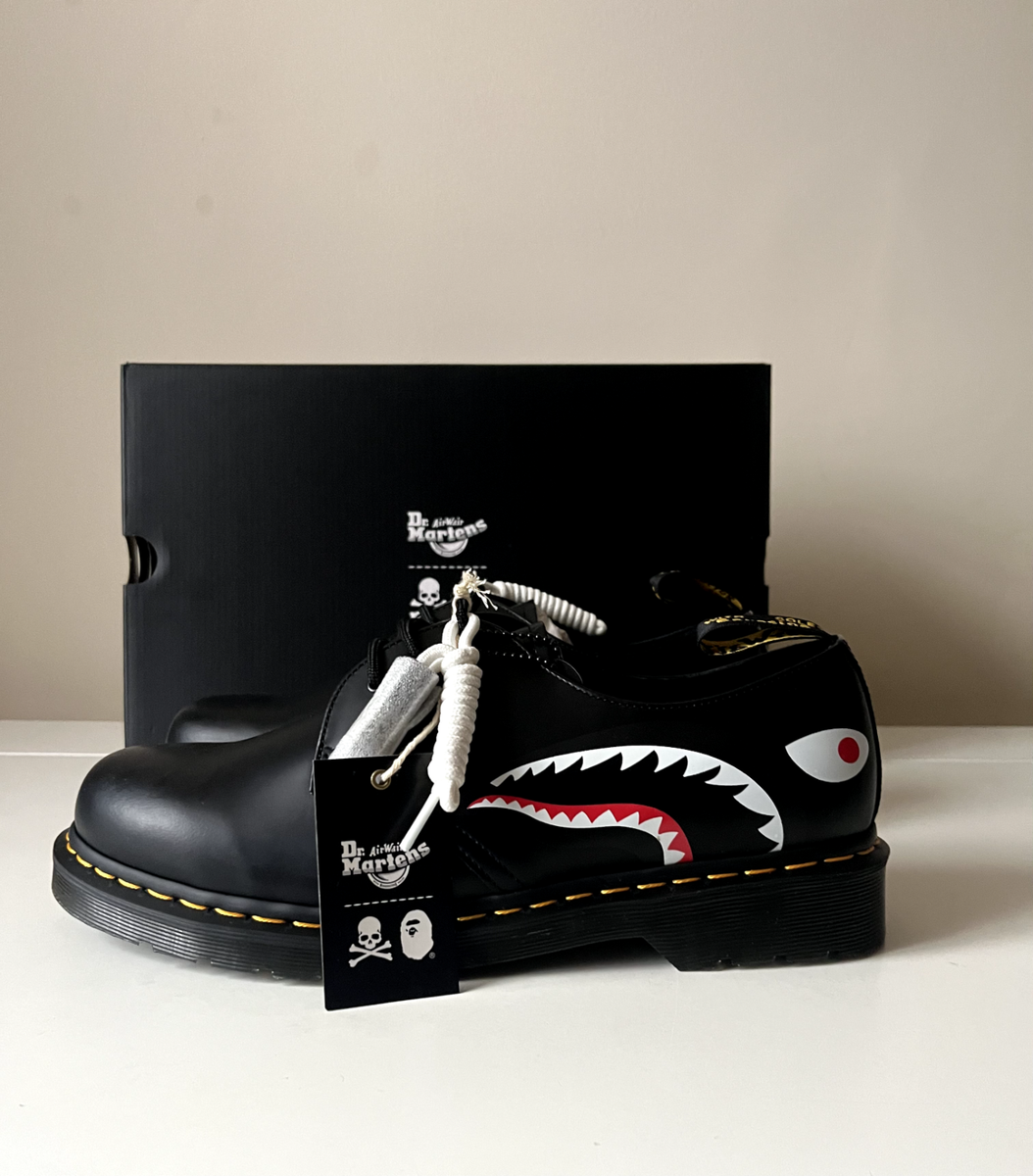 Martens x MASTERMIND JAPAN x BAPE® 1461 Black UK 11 US