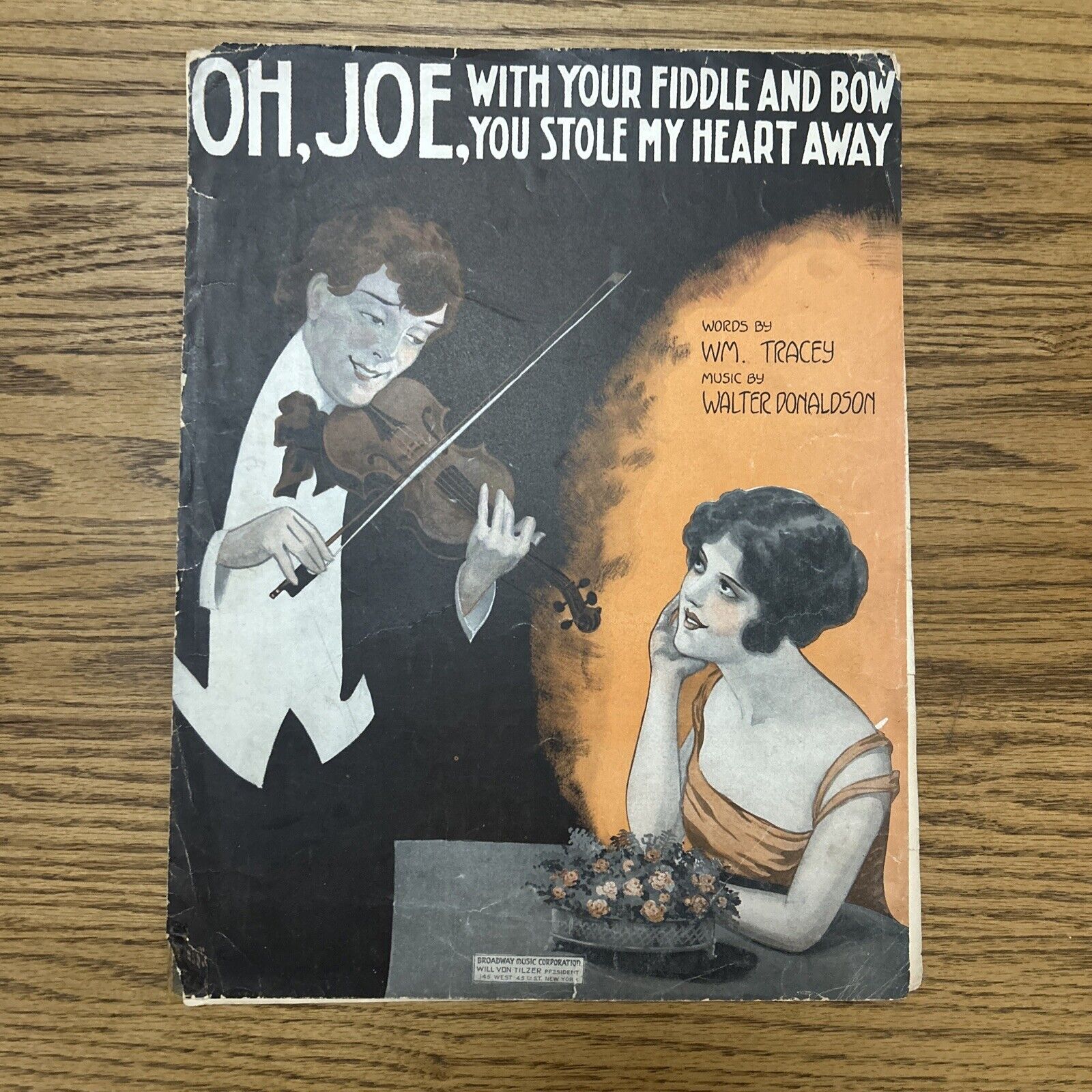 elektronisk nikotin Udtale Oh, Joe With Your Fiddle And Bow You Stole My Heart Away - Donaldson Sheet  Music | eBay