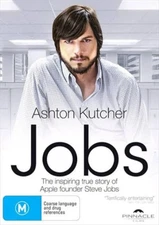 Jobs DVD (2013) Ashton Kutcher Region 4 Brand New Sealed
