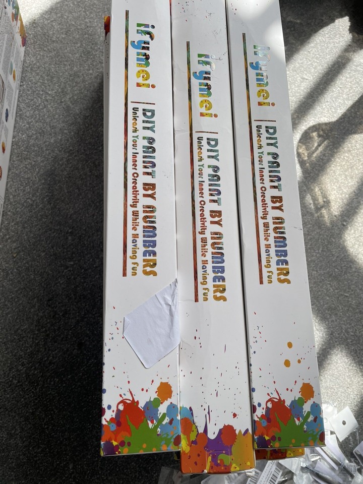 Job Lot Of 32 Painting By Numbers Oil On Canvas Sets Adults eBay