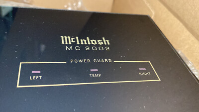 Original MC2002 glass faceplate by McIntosh | eBay