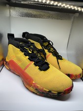 Size 12.5 - adidas Dame 5 Light Yellow 