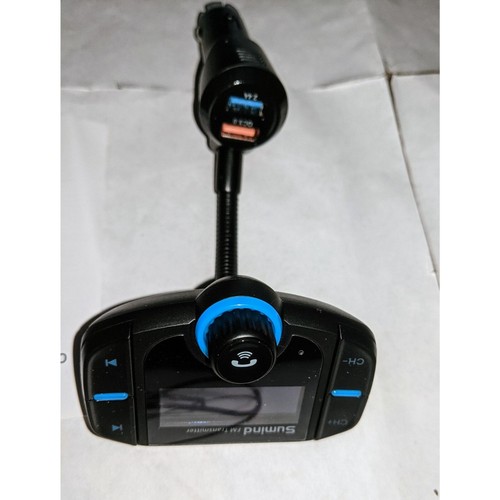 Trasmettitore FM auto wireless QC3.0 ricarica rapida - Foto 3 di 7
