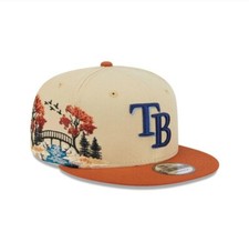 NEW Men's Tampa Bay Rays Cap Fall Landscape 9FIFTY Snapback Hat