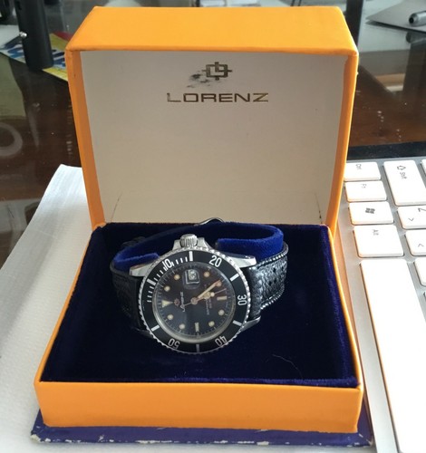 LORENZ DIVER 200 METRES SUB PROFESSIONNELLE CINTURINO ORIGINALE TROPIC  VINTAGE | eBay