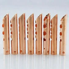 16Pcs Pure Copper 4mm BFA Banana Plug Z-Type Connector Terminal Speaker Cord DIY