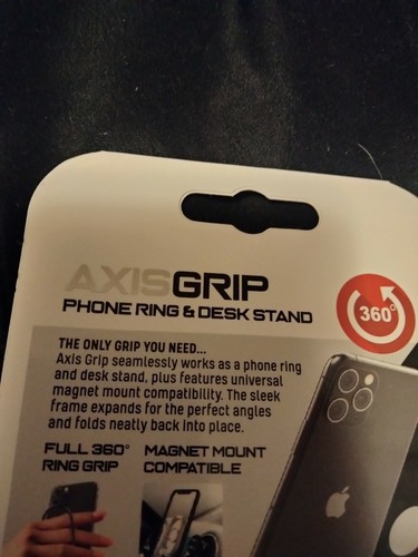 AXISGRIP Phone Ring & Desk Stand 360° Cell Phone Mount Magnet Compatible - Picture 6 of 6