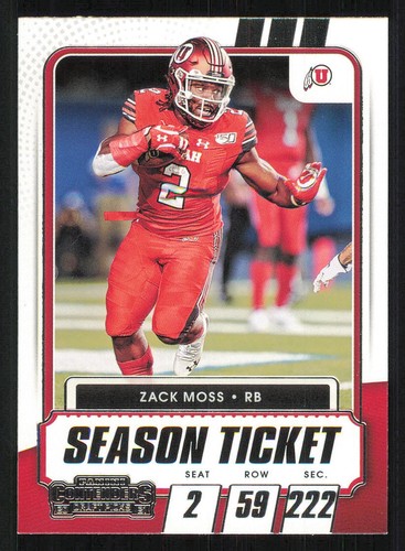 2021 Panini Contenders Draft Picks #69 Zack Moss - Picture 1 of 2
