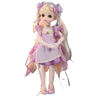 1/6 BJD Doll Toy 11 inch Cute Girl Doll w/ Colorful Hair 1/6 BJD Doll Toy 11 inch Cute Girl Doll w/ Colorful Hair