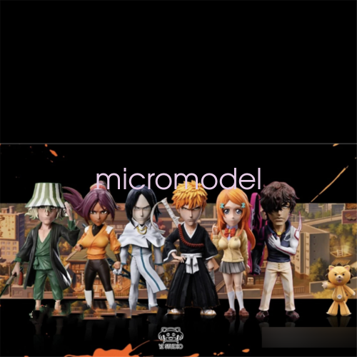 6Pcs YZ Studio Bleach Inoue Orihime Resin Statue In Stock Kurosaki
