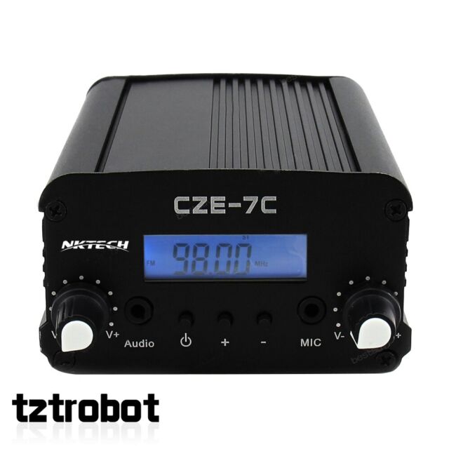 76-108MHz 1W/7W 7C Stereo FM Transmitter Frequency Sender Radio Broadcast