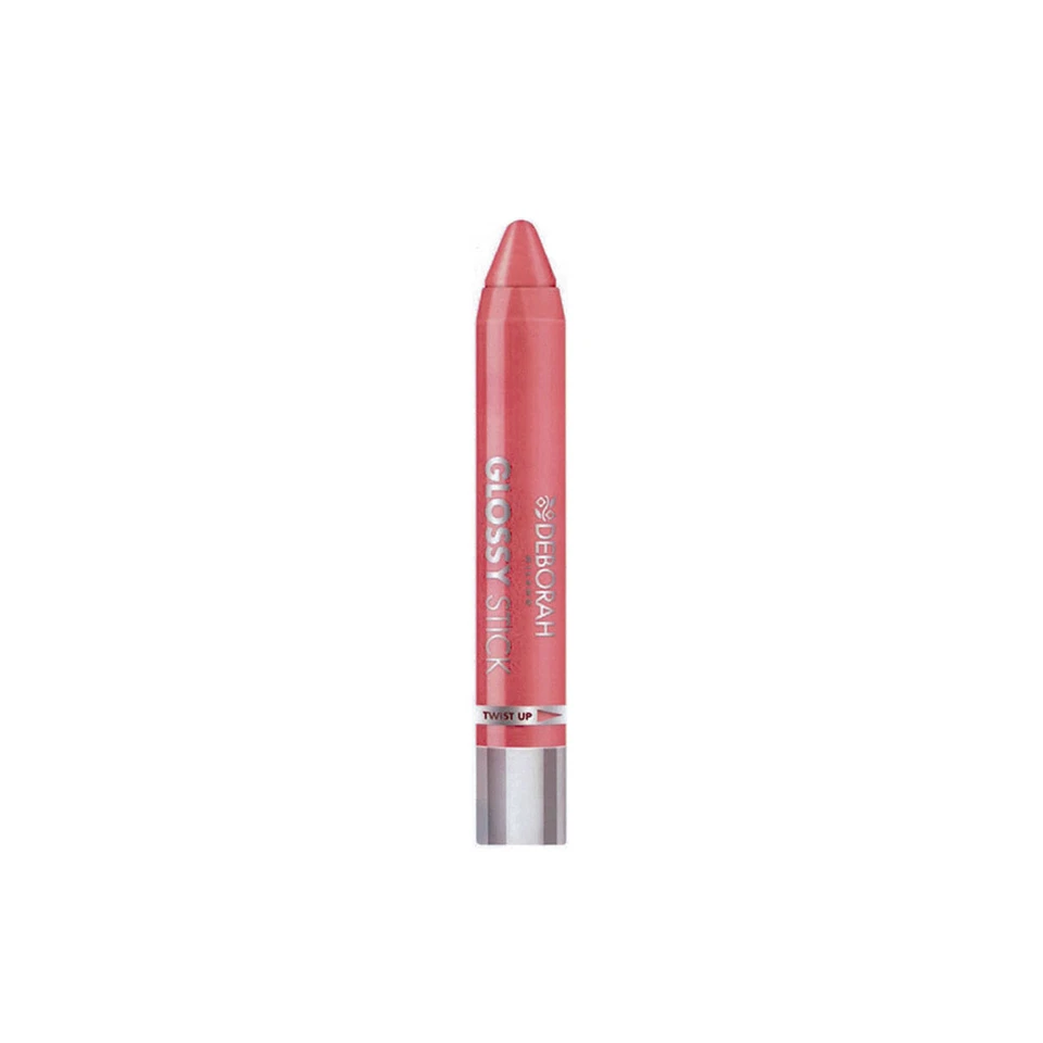 DEBORAH Glossy Stick Bleistift Gloss Feuchtigkeitscreme mit Kollagen Booster Nr. 04 pink bubble