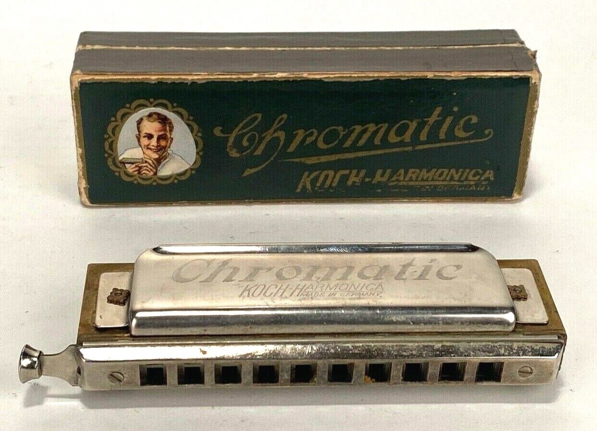 Vintage Chromatic Koch Harmonica In Case Made In Germany | eBay