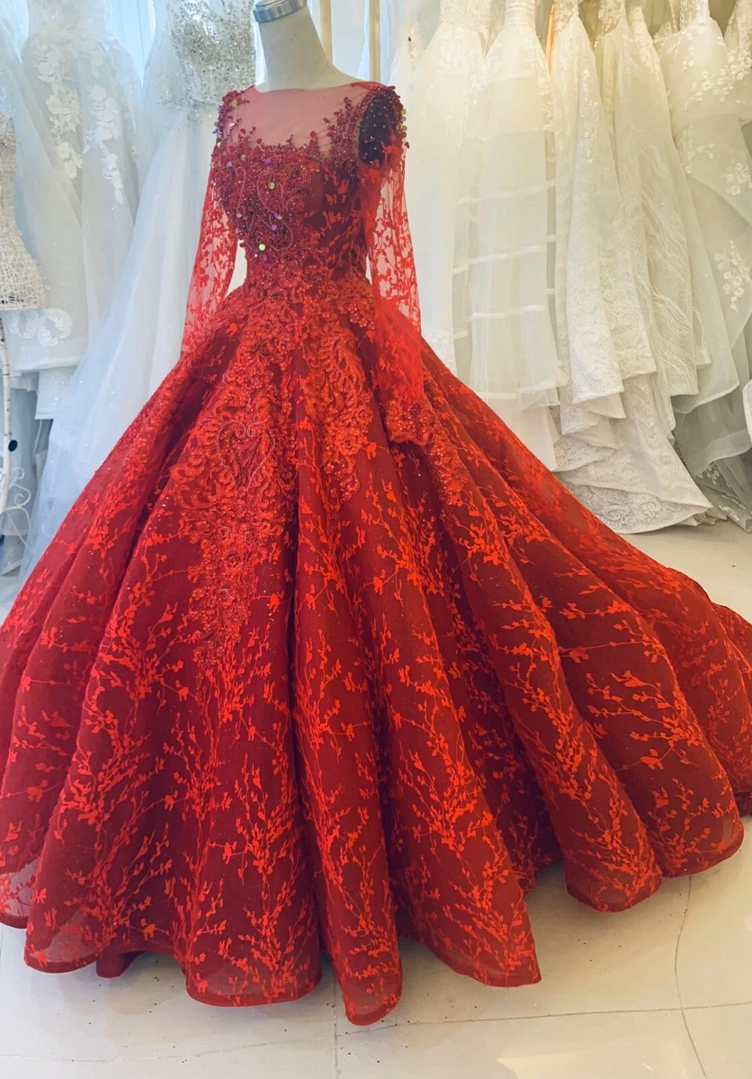 Ball gown deals red colour