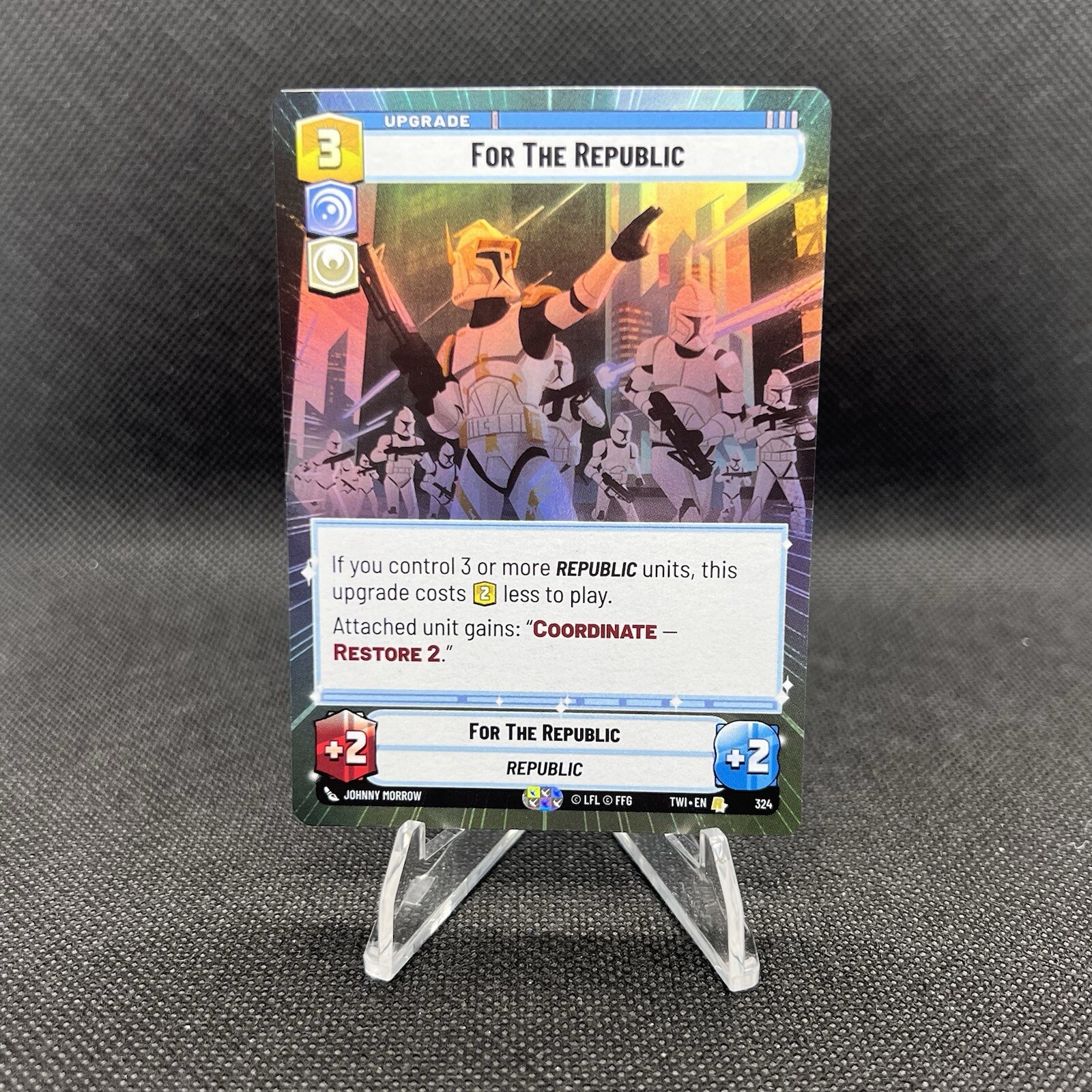 For The Republic Star Wars Unlimited #324 Twilight of the Republic HyperSpace