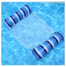 2024 Water Hammock Recliner: Inflatable Pool Lounge Bed, Floating Mattress