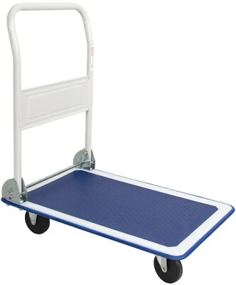 LOADSURFER 300kg Folding Flat Bed Platform Hand Trolley Truck Sack Barrow