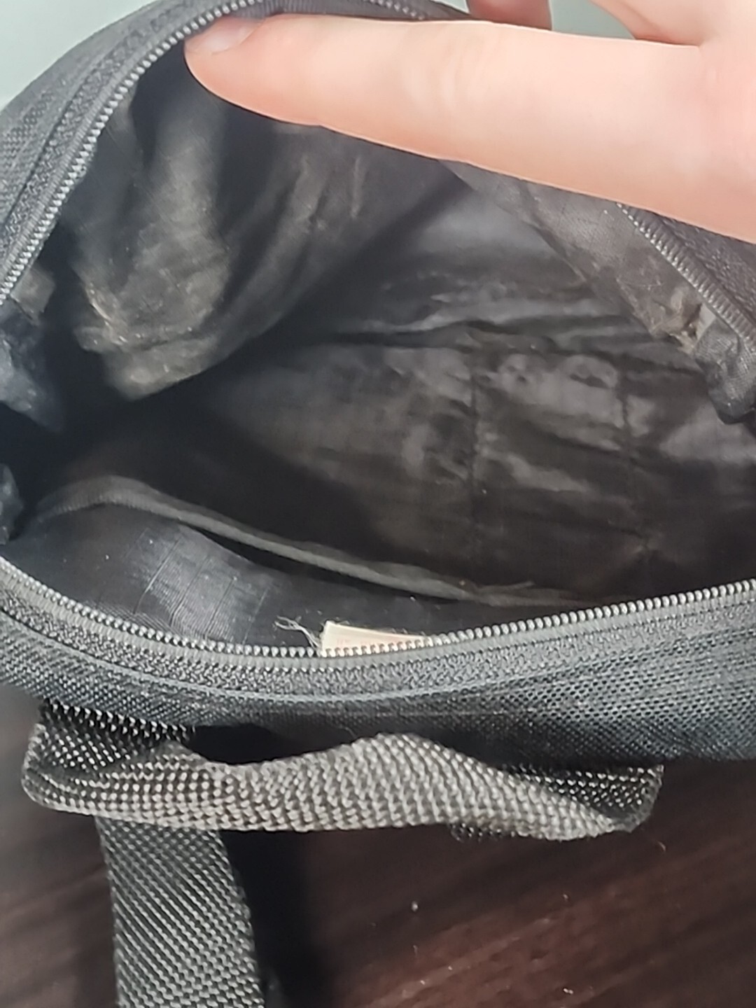 Vintage 1990's JanSport Crossbody Bag Messenger Bag w/ Leather Accent