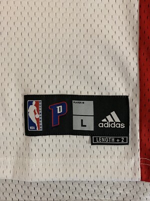 NBAアイバーソン デトロイト ピストンズ adidas アディダス 2XL Rare Vintage Adidas NBA Detroit Pistons Allen Iverson