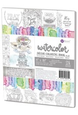 PRIMA WATERCOLOUR DECOR COLOURING BOOK VOL 3