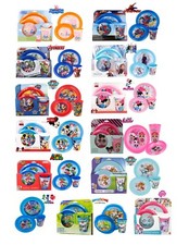 Latest Design Kids Cartoon Character 3PC Breakfast Sets Plate Tumbler and Bowl