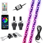 3FT Whip Lights App & Remote Control Antenna Whips For UTV ATV RZR SXS Polaris