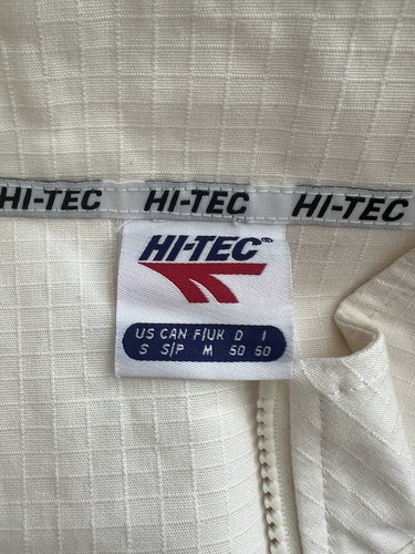 Hi-Tec 1/4 Zip Jacket Cream Cotton Patches Womens Size M UK12 - Picture 7 of 10
