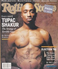 Tupac Shakur, Rolling Stone Cover, 1996 - Mini Poster/Book Clipping