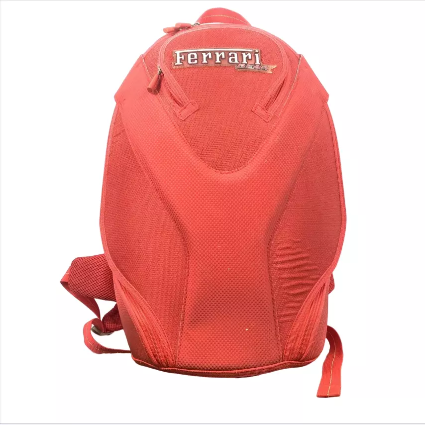 Ferrari Gear Backpack Rucksack Red Gear Box Limited Edition RARE Bag | eBay