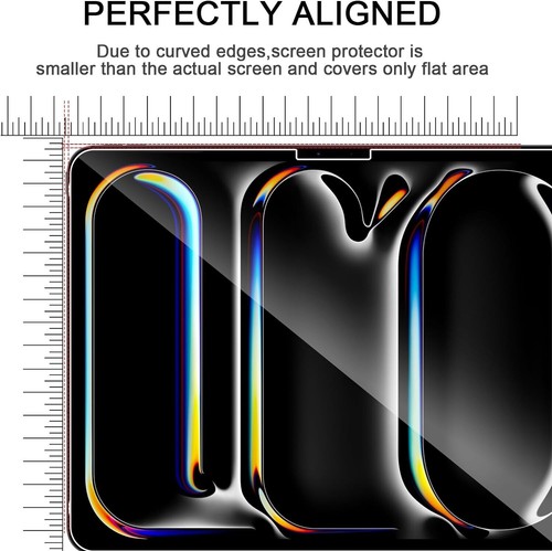 2X Schutzglas Glasfolie für Apple iPad Pro 2024 13″ Zoll Display Panzerfolie 9H - Bild 4 von 9