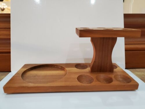 Portapipe vintage in noce 6 PIPE, portapipe, supporto in legno 11 x 5" 1848,43 - Foto 4 di 5
