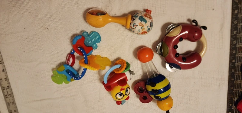 Montessori Baby Teething Toys Rattles 0-12 Months