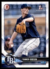 Tanner Dodson 2018 Bowman Draft #BD-78 Rays MLB READ FREE SHIPPING AutographDen