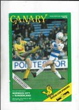 NORWICH CITY V SUNDERLAND 9/11/1983 LEAGUE CUP 3RD ROUND (7)