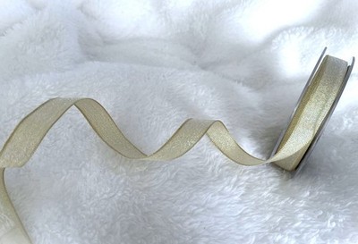 Berisfords DAZZLE Metallic Lurexband Hochzeitssträuße - 5 Farben - 4 Breiten