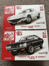Hachette 1/18 Celica 2000Gt Cosmo Sports 2 Car Set Japanese Cars Collection