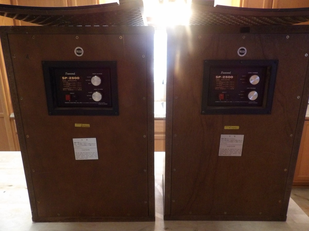 Vintage SANSUI SP-2500 SPEAKERS | eBay