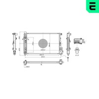 MotorküHler WasserküHler Era 673404 FüR Mercedes Klasse W168 Vaneo 414 700 Cdi