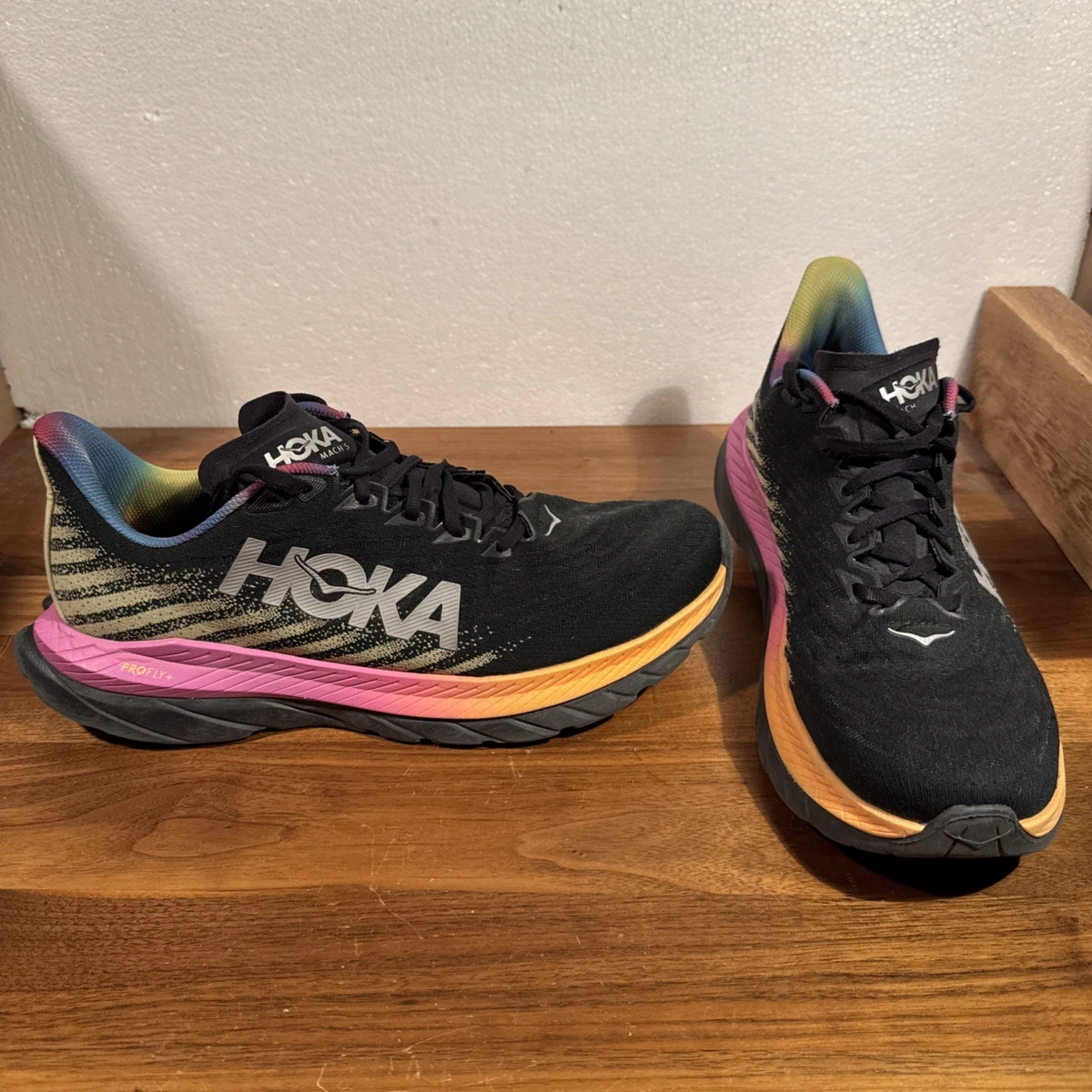 Hoka One One HOKA Mach 5 Black Rainbow for sale | eBay display picture 2