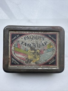 * Vintage Retail Collectors Tin Box - Packer's Tar Soap