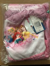 Disney Princess Character Girl's Pink Fancy Satinet and Tulle Nightgown Size 8