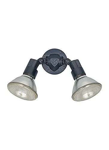  8642-12 Adjustable Swivel Flood Light, Two Black - Picture 3 of 3