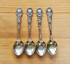 Vintage Swedish floral coffee spoons
